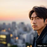 요시자와 료 연기 분석 - A close-up portrait of a young Japanese male actor with delicate facial expressions conveying subtle...